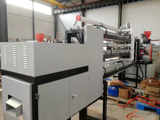 PE 10 Moulds 1 ลิตร Blow Molding Machine 2000kg 9000*1600*2000mm
