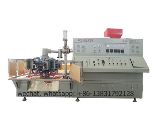 เครื่องเป่าขวดพลาสติกขนาด 1 ลิตร 40 กก. / ชม. การผลิตท่อควบคุม PLC