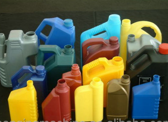 เครื่องเป่าขวดพลาสติก LDPE 5 ลิตร 0.6m3 / นาทีเครื่องเป่าขวดพลาสติก 6000kg