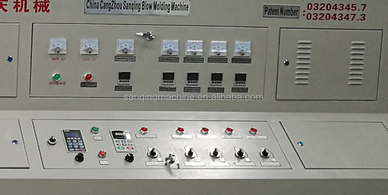 55/65 เครื่องเป่าขวดพลาสติกปริมาตร 1000 เครื่องทำท่ออ่อน 8kw