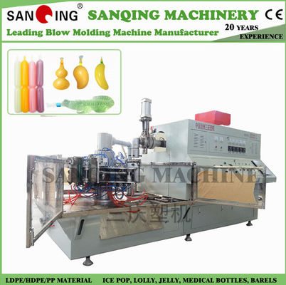 55/65 เครื่องเป่าขวดพลาสติกปริมาตร 1000 เครื่องทำท่ออ่อน 8kw