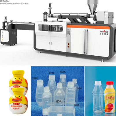 เครื่องเป่าขวดนมขวดขนาด 500 มล. 1200PCS Per Hr PLC Control