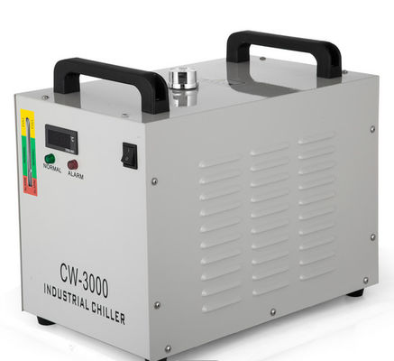 10L/Min Industrial 60HZ Chiller Cw 3000 19kg ติดตั้งพัดลมความเร็วสูงภายใน