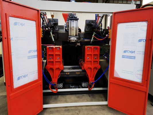0.8M3 / นาที 3000ml เครื่องทำขวดพลาสติก HDPE Moulding 200PCS / HR