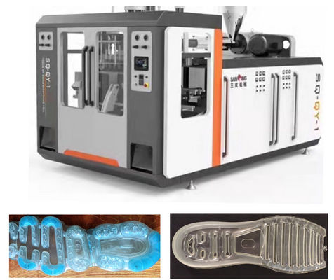 เครื่องทำรองเท้าพื้นรองเท้า TPU PE Blow Molding 900 ชิ้นต่อชั่วโมง