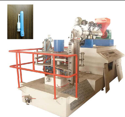 Pneumatic 1m Soft Tube 2 Cavity PE Blowing Machine การประดิษฐ์ครั้งแรกในประเทศจีน
