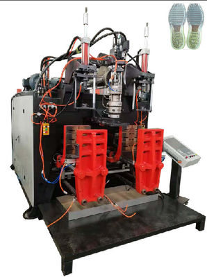 เครื่องทำพื้นรองเท้า 2 สี 50 กก. / ชม. เครื่องเป่าลมพีวีซี 14000 กก.