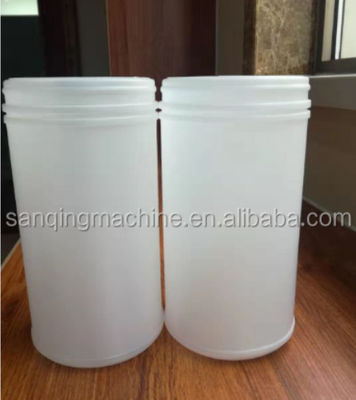 เครื่องเป่าขวดพลาสติก HDPE ขนาด 1.5 ลิตร 4kN Plastic Hydraulic PLC Control