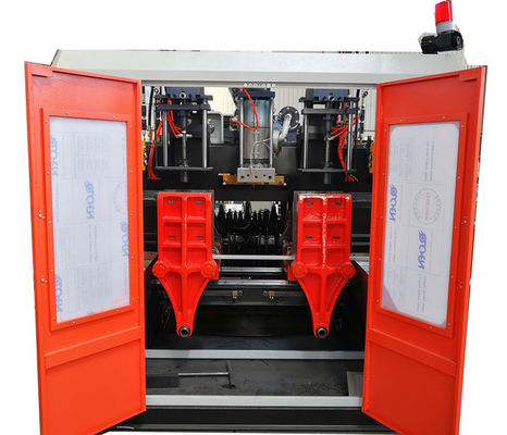 Dia 30cm เครื่องเป่าขวดพลาสติก 57KW 5 Ltr Blow Molding PLC Control