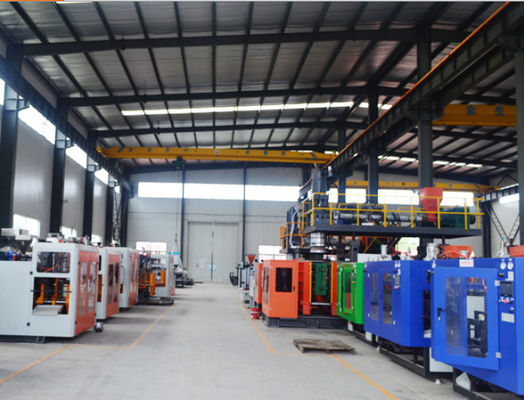 ทำพลาสติก 5 ลิตร Jerry Can Blow Molding Machine อัตโนมัติ