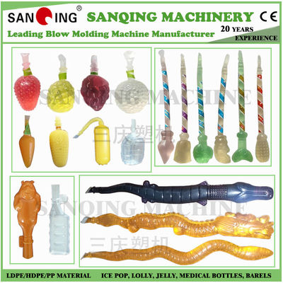 14KW Extrusion เครื่องเป่าขวดพลาสติกอัตโนมัติสำหรับขวดนม Hdpe ขวดโยเกิร์ต