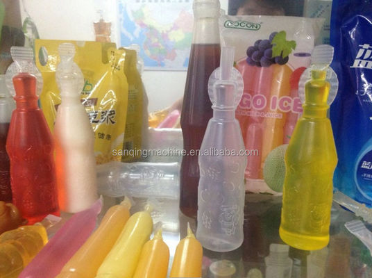 6 แม่พิมพ์หมุนอย่างเต็มที่ / กึ่ง 1l เครื่องเป่าขวดอัตโนมัติสำหรับเครื่องดื่ม